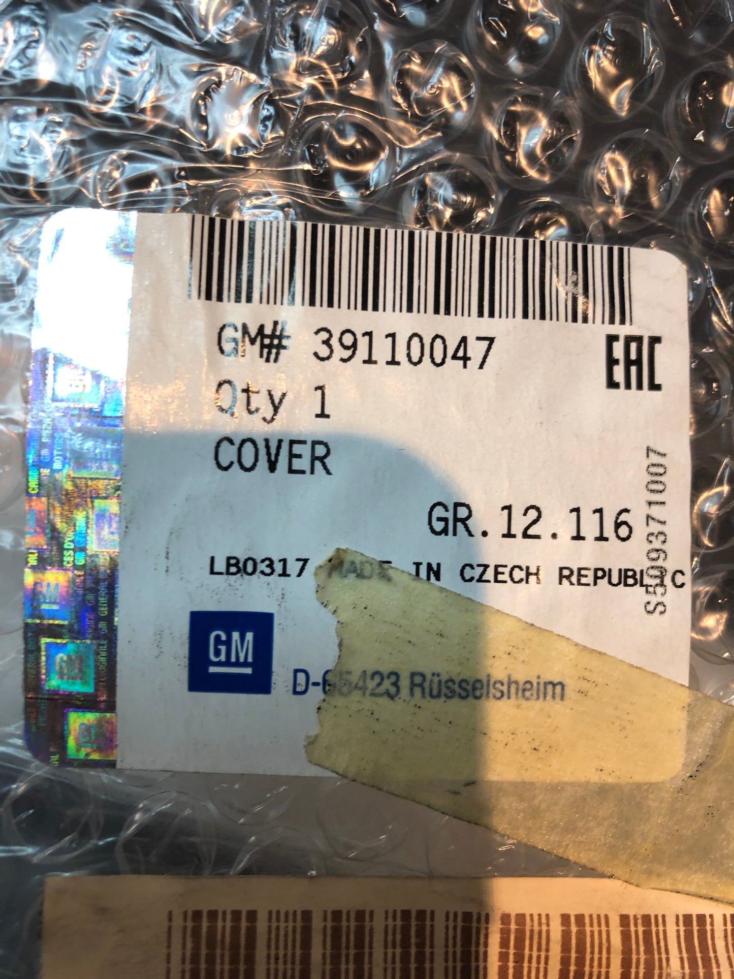 Original GM Opel Astra J Verkleidung Heckklappe Neu