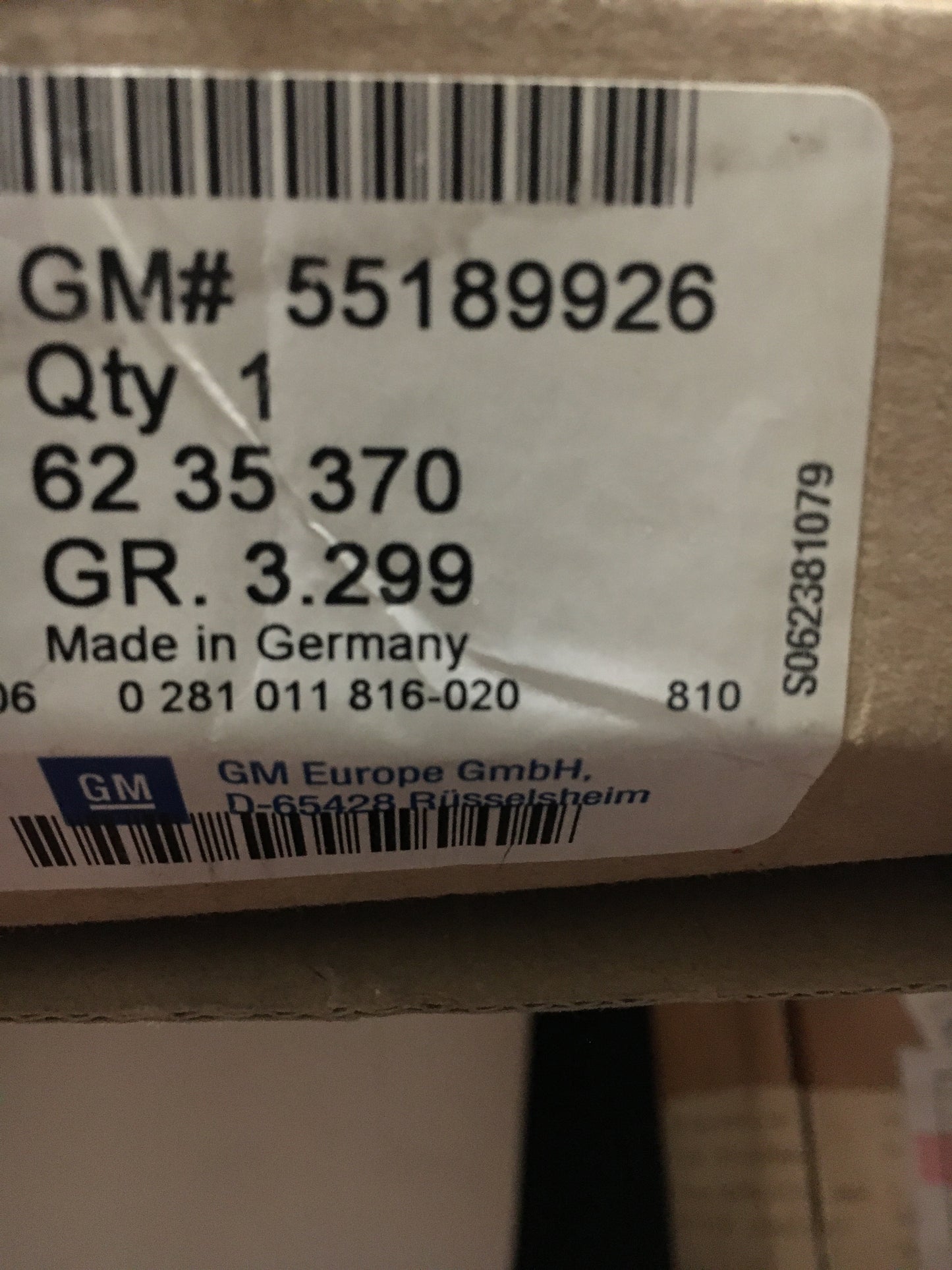 Original Vectra C Motorsteuergerät NEU