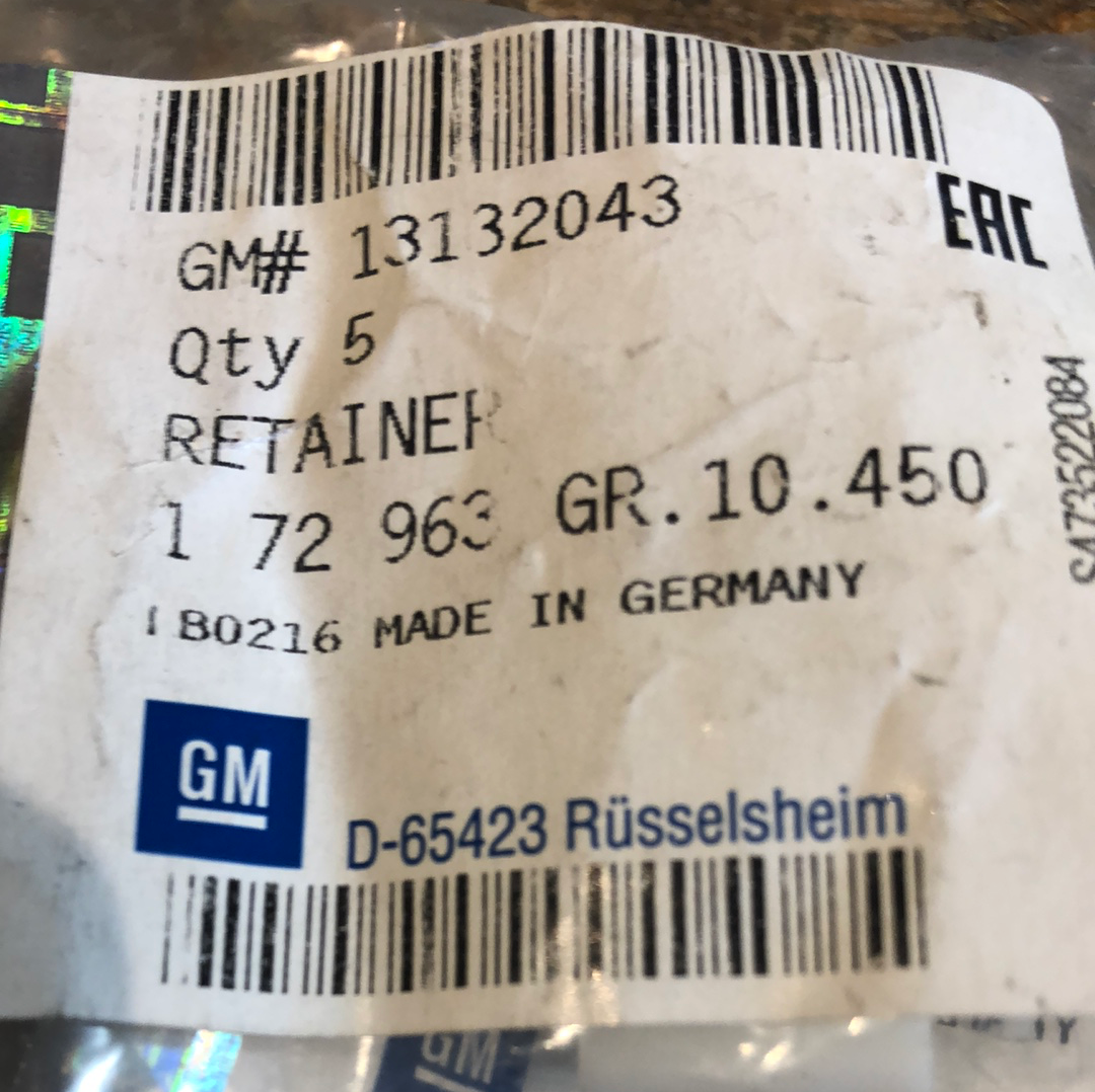 Original Opel Astra G Zafira A Klemme Schutzzierleiste Neu