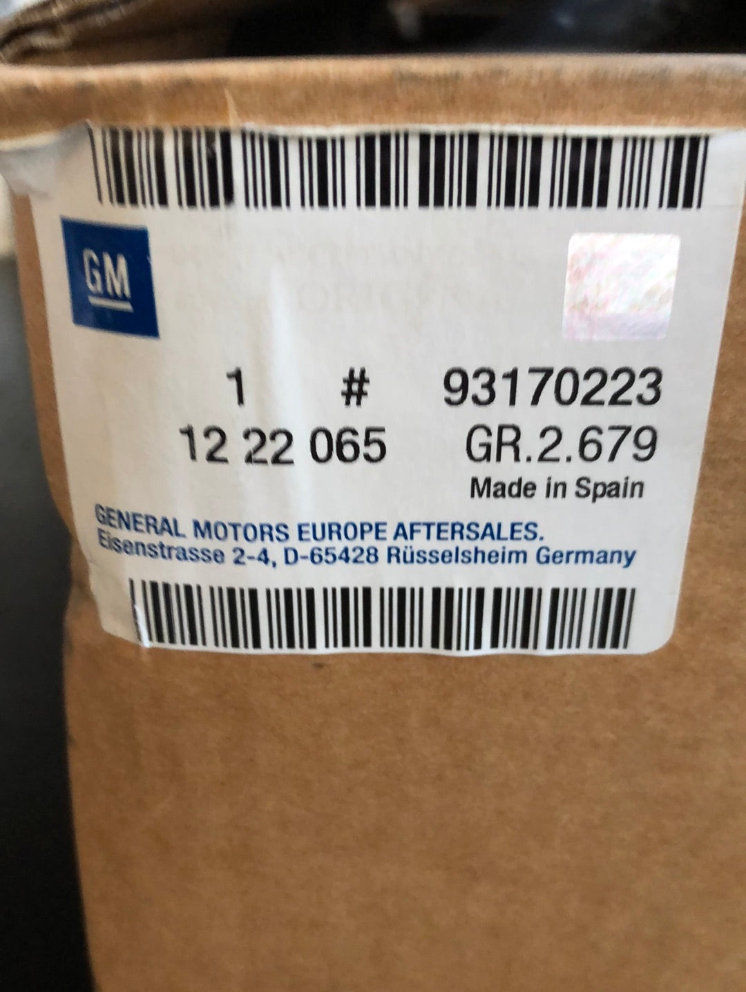 Original GM Opel Corsa C Rückleuchte rechts Neu