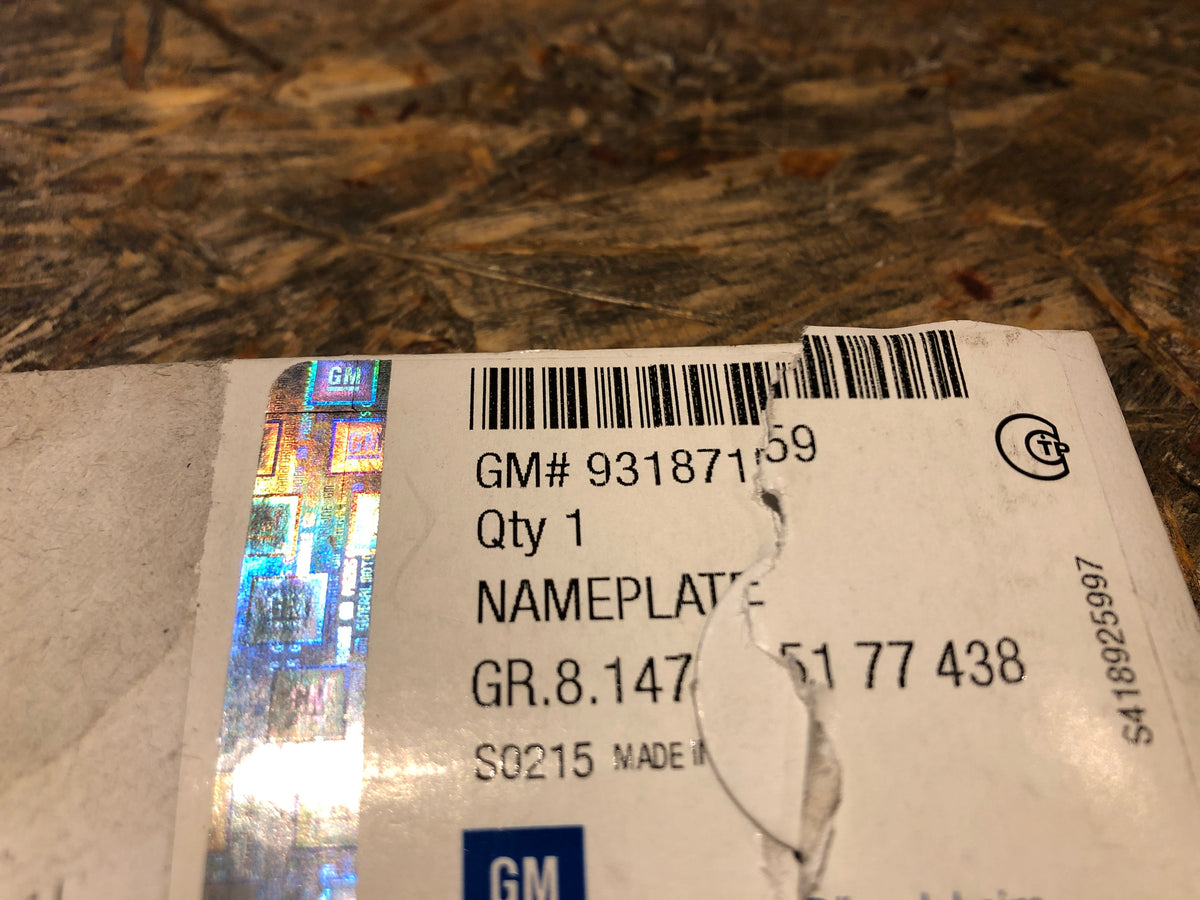 Original Opel OPC Logo Neu