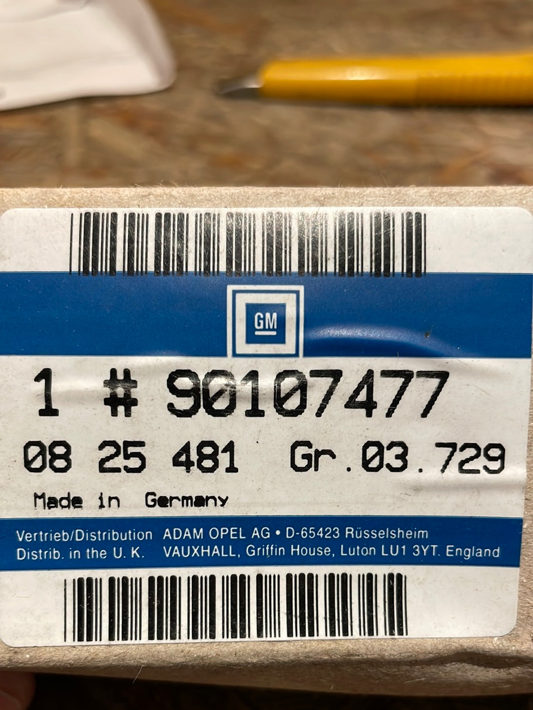 Original GM Opel Kadett E Ascona C Vectra A 1,8 Drosselklappensensor Neu