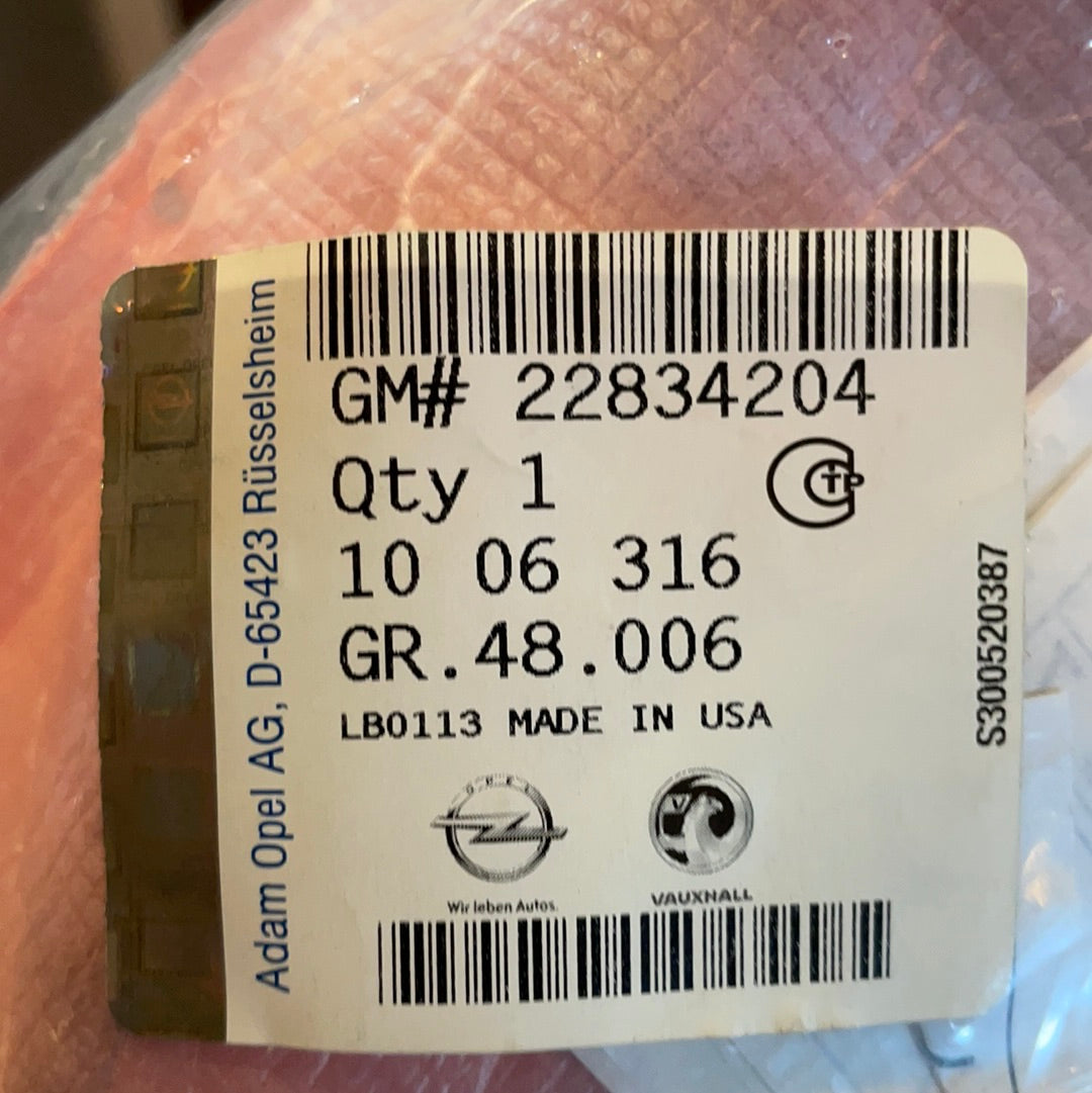 Original GM Opel Ampera Radverkleidung schwarz Neu