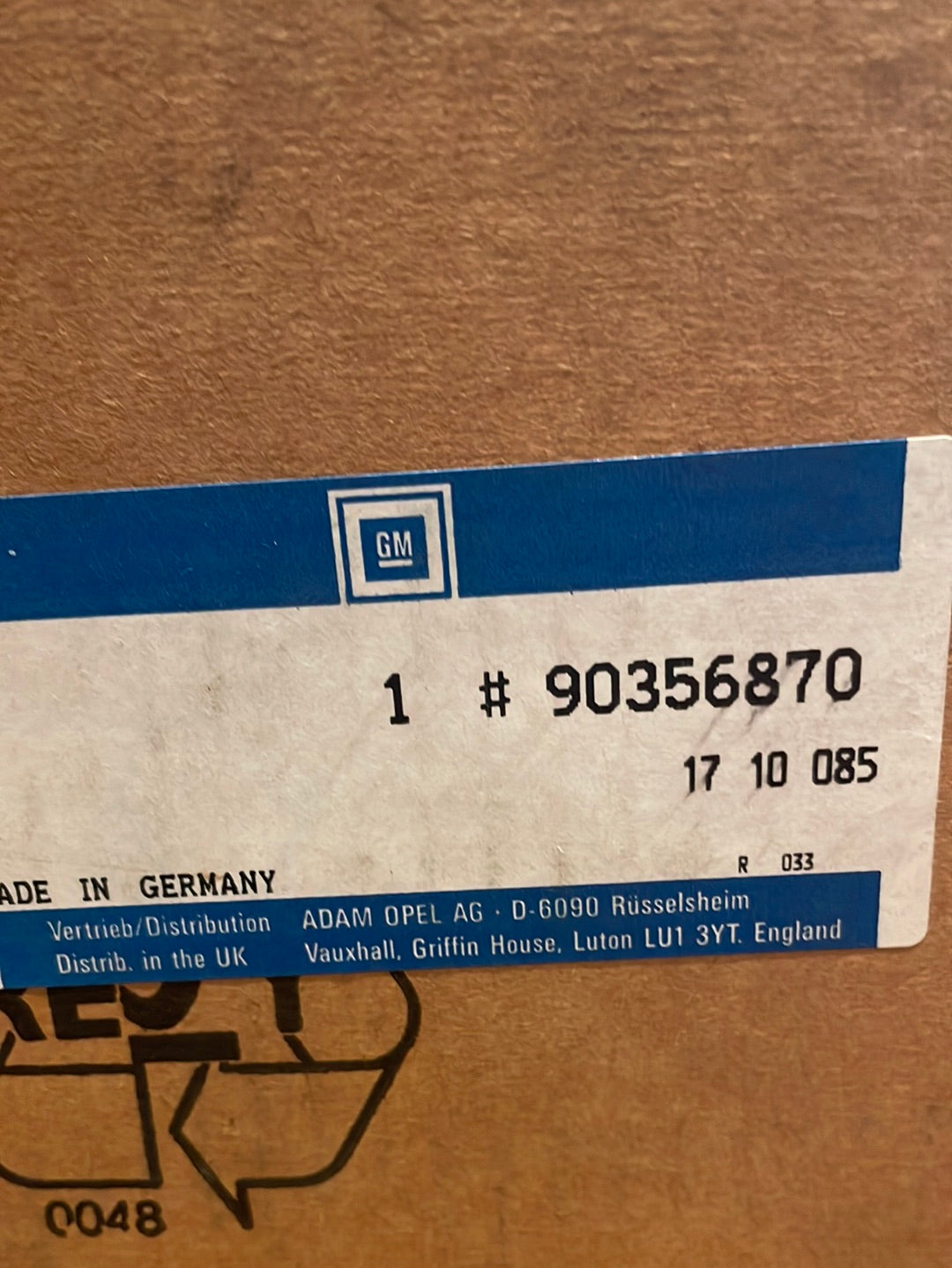 Original GM Opel Vectra A Nebelscheinwerfer gelb Neu