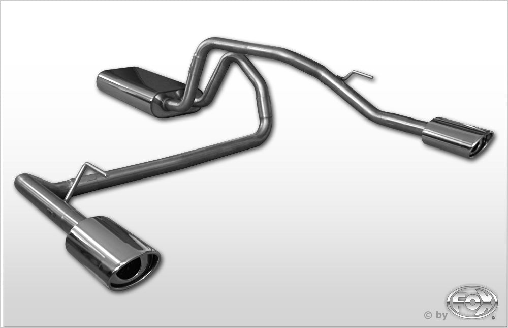 FOX Jeep Grand Cherokee Typ WJ/WG Endschalldämpfer Ausgang rechts/links - 115x85 Typ 33 rechts/links