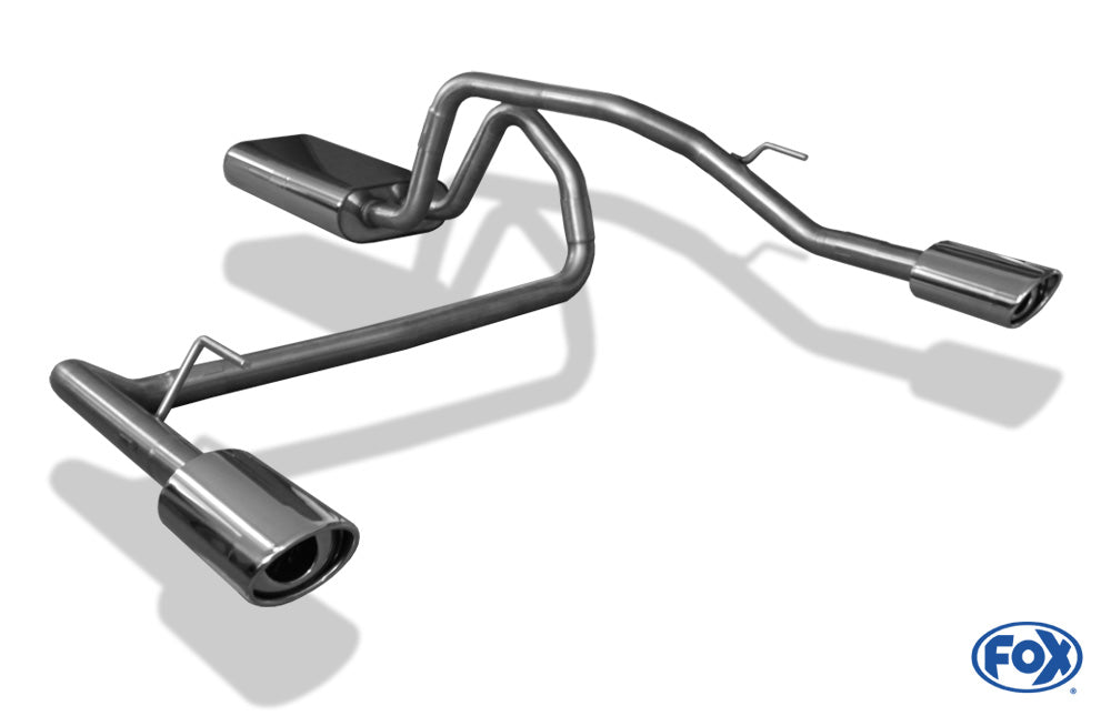 FOX Jeep Grand Cherokee Typ WJ/WG Endschalldämpfer Ausgang rechts/links - 115x85 Typ 33 rechts/links