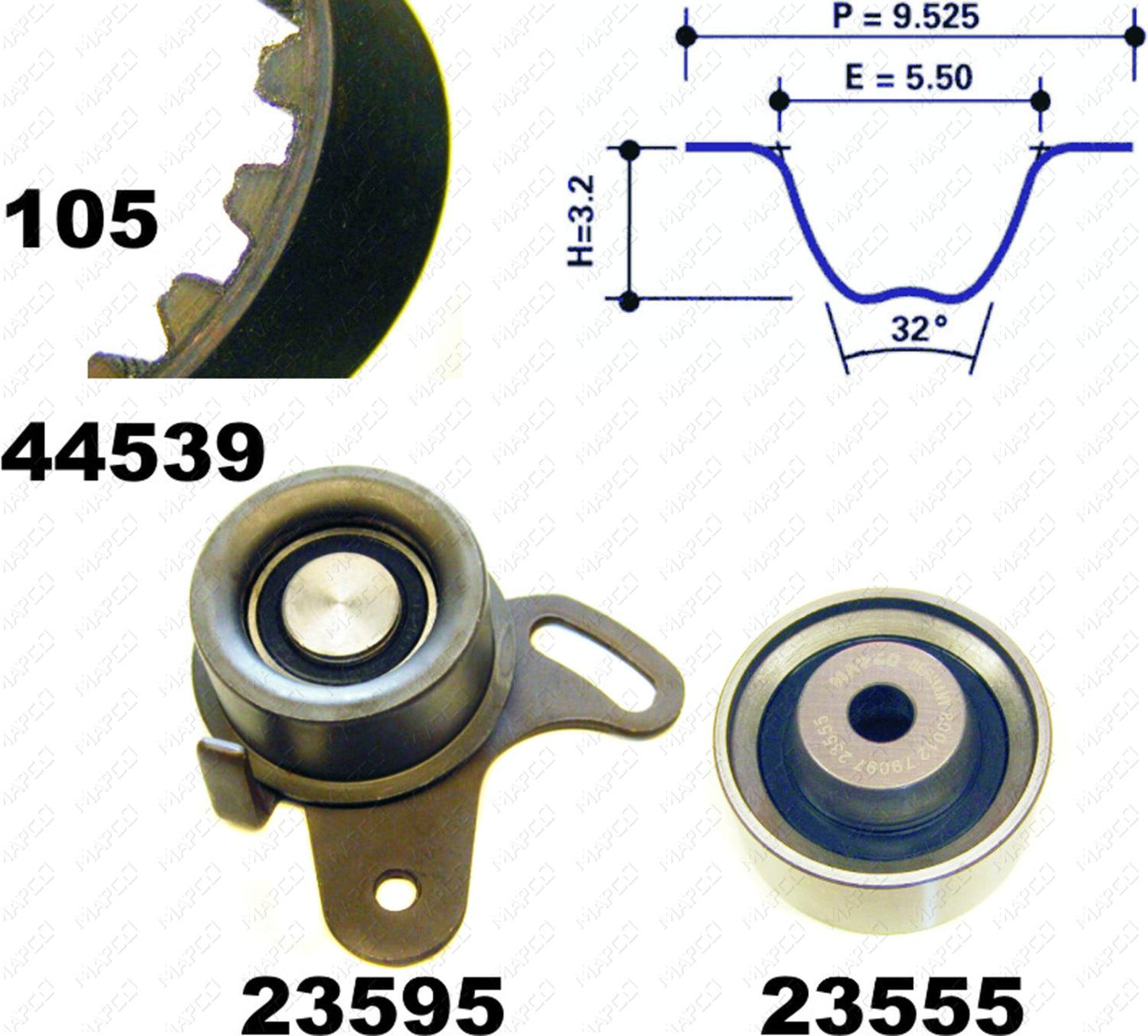 MAPCO Zahnriemensatz 73539