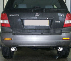 FOX Kia Sorento Typ JC Endrohrgeweih Ausgang rechts/links - 115x85 Typ 33 rechts/links