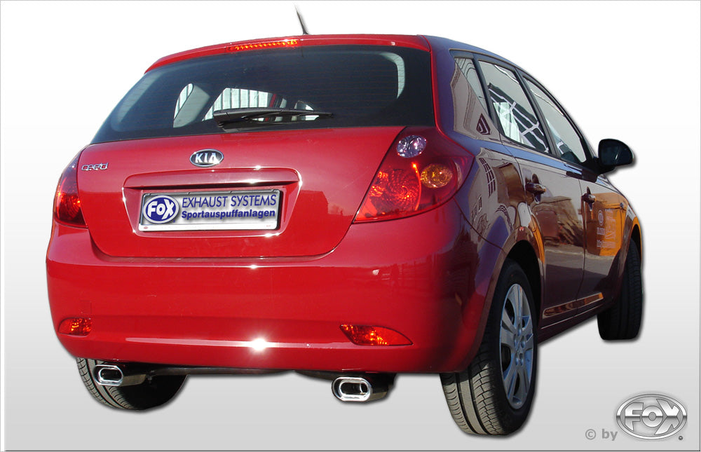 FOX Kia Cee`d Endrohrgeweih rechts/links - 135x80 Typ 53 rechts/links