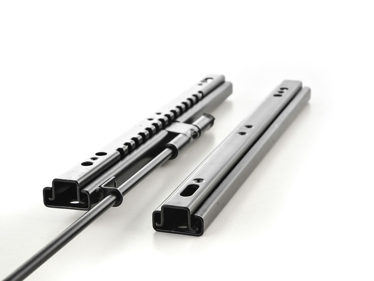 Laufschienen für Oldtimersitze universal mit Verstellhebel