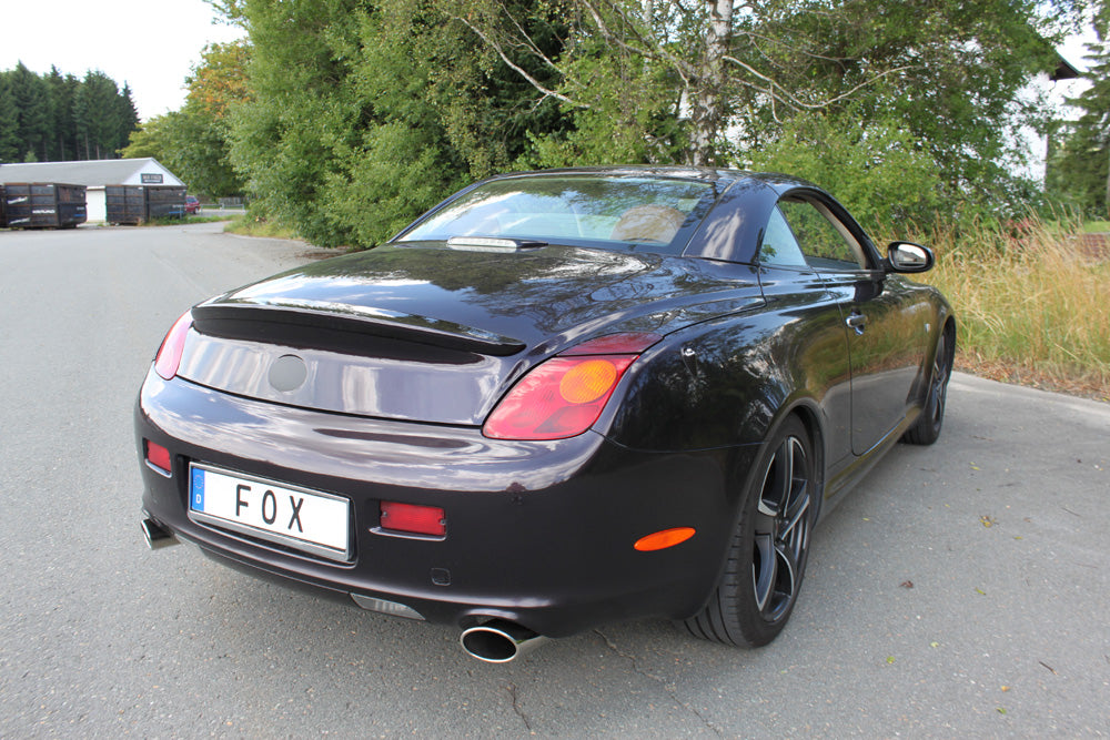 FOX Lexus SC430 Endschalldämpfer quer Ausgang rechts/links - 115x85 Typ 38 rechts/links