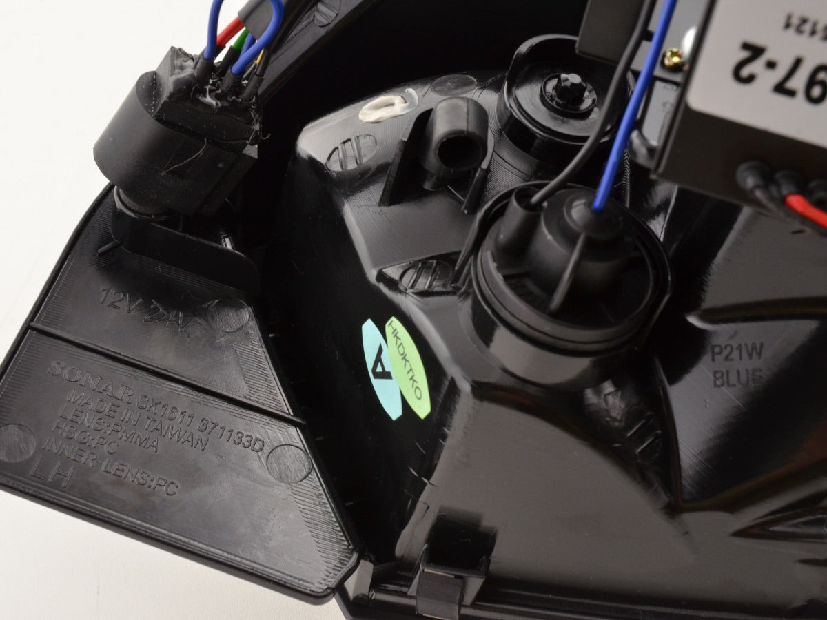 LED Rückleuchten Set Seat Ibiza 6J 3-Türer Bj. 08-17 chrom