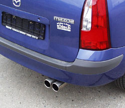 FOX Mazda Premacy Endschalldämpfer - 2x80 Typ 13