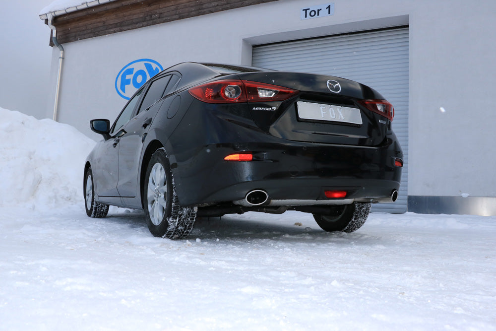 FOX Mazda 3 - BM - Stufenheck Endschalldämpfer quer rechts/links - 115x85 Typ 38 rechts/links
