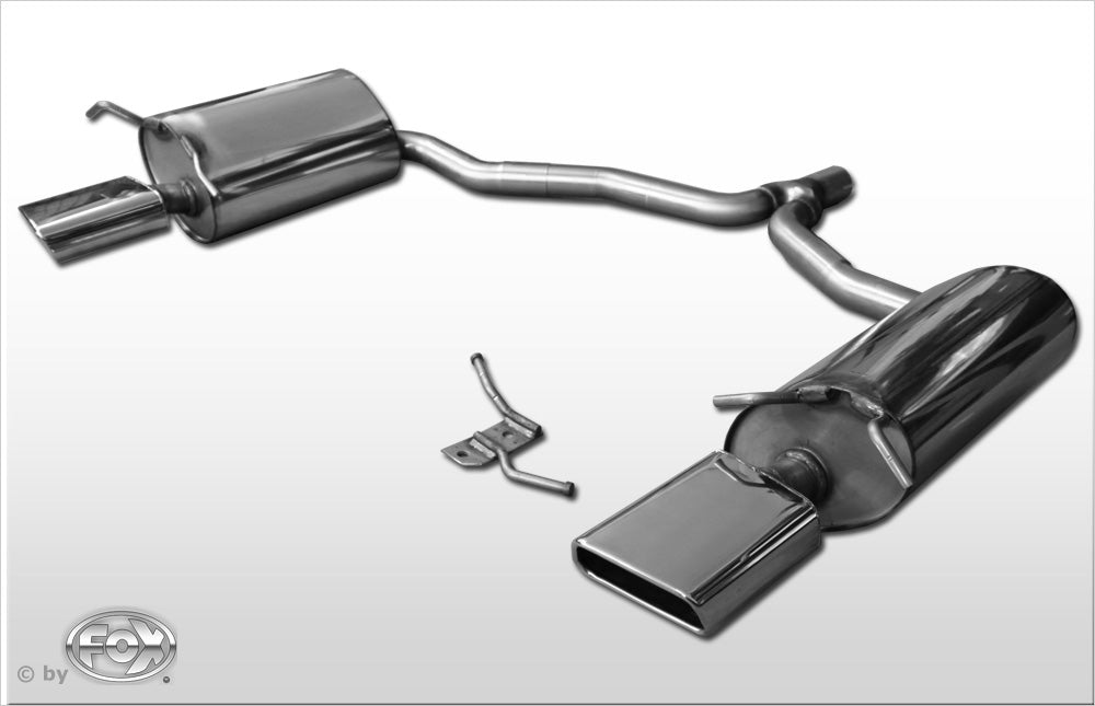 FOX Mercedes E-Klasse Coupe C207 - 4 Zylinder Endschalldämpfer rechts/links - 1x145x65 Typ 59 rechts/links