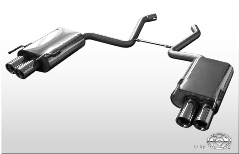 FOX Mercedes S-Klasse W221 Endschalldämpfer rechts/links - 2x80 Typ 17 rechts/links