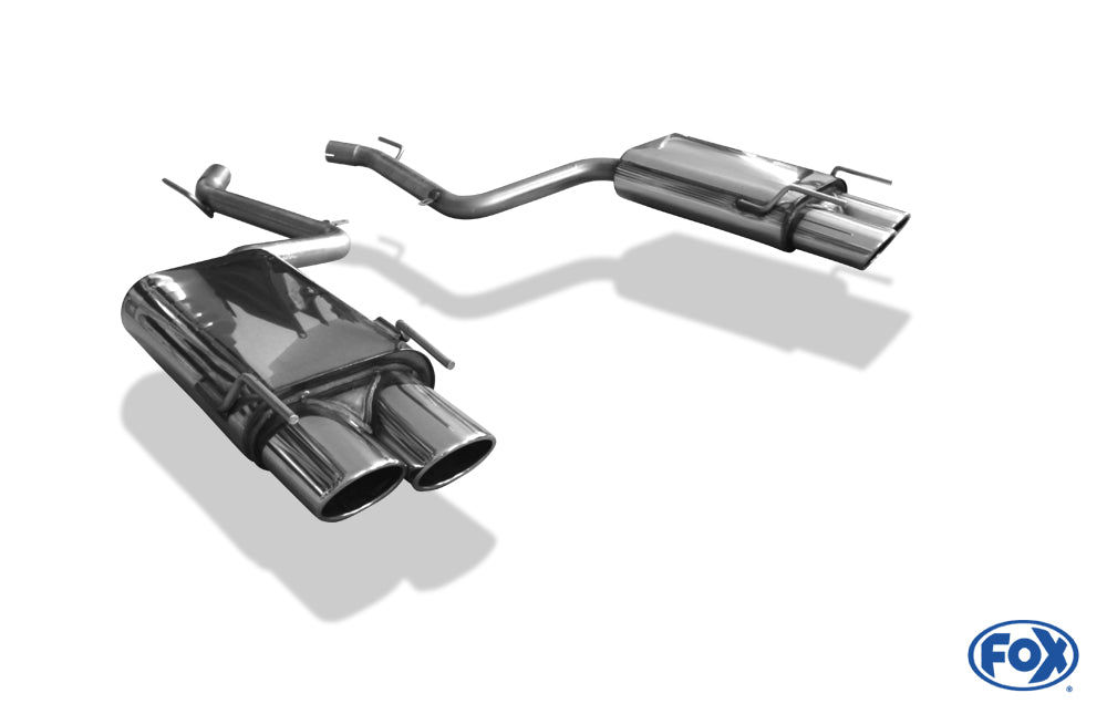 FOX Mercedes S-Klasse W221 Endschalldämpfer rechts/links - 2x115x85 Typ 32 rechts/links