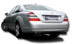 FOX Mercedes S-Klasse W221 Endschalldämpfer rechts/links - 2x115x85 Typ 32 rechts/links