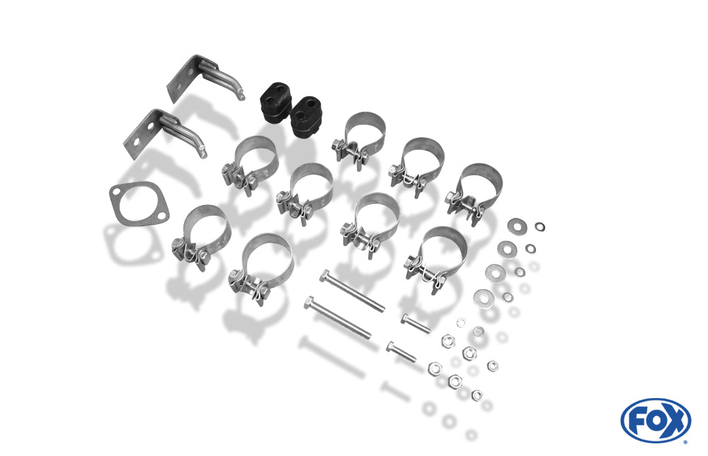 FOX Mercedes Vito/ Viano - W639 (nicht Compact) Endschalldämpfer quer Ausgang rechts/links - 2x80 Typ 13 rechts/links