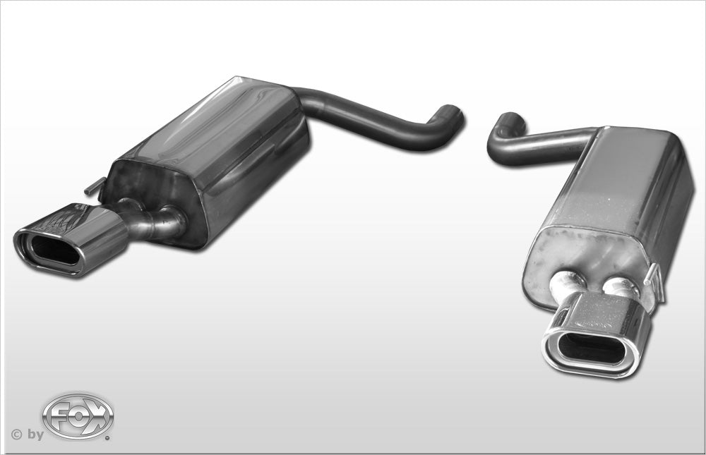 FOX Mercedes S-Klasse Coupé C215 Endschalldämpfer rechts/links - 135x80 Typ 53 rechts/links