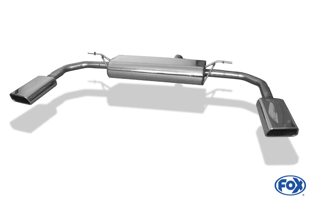 FOX Mercedes CLA - 117 4-matic Endschalldämpfer quer Ausgang rechts/links - 145x65 Typ 59 rechts/links