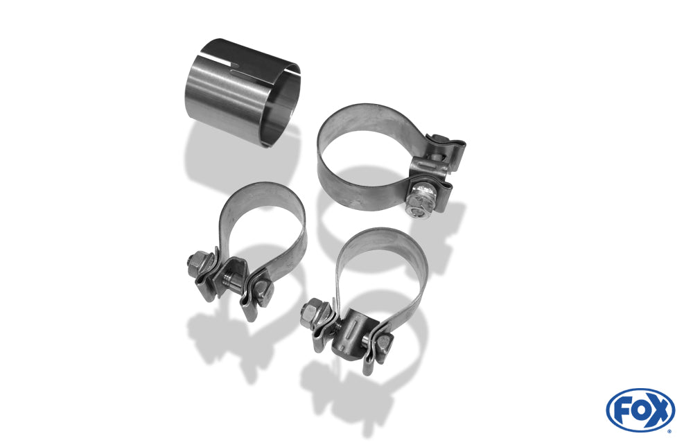 FOX Mercedes GLA - X156 4-matic Endschalldämpfer quer Ausgang rechts/links - 1x50mm rechts/links Ausgang in den originalen Endrohren