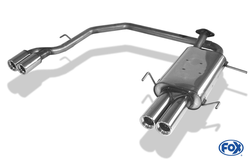 FOX Nissan Primera P11 - 4/5trg. Limousine Endschalldämpfer Ausgang rechts/links - 2x90 Typ 13 rechts/links