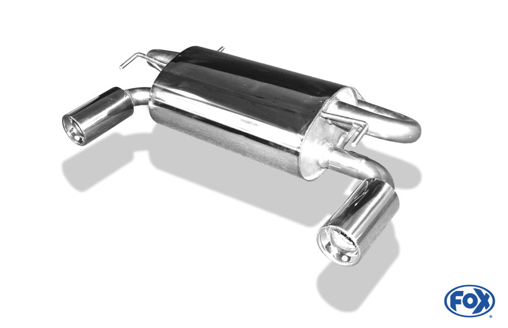 FOX Nissan 370Z Endschalldämpfer quer Ausgang rechts/links - 1x100 Typ 13 rechts/links