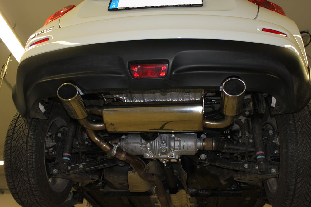 FOX Nissan Juke - F15 (Allrad) Endschalldämpfer quer Ausgang rechts/links - 115x85 Typ 32 rechts/links