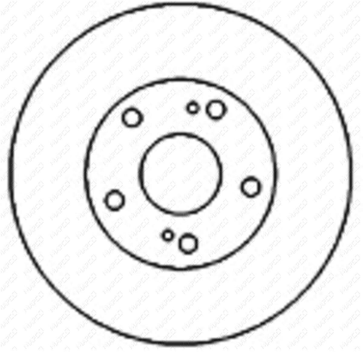 MAPCO Bremsscheibe 45516