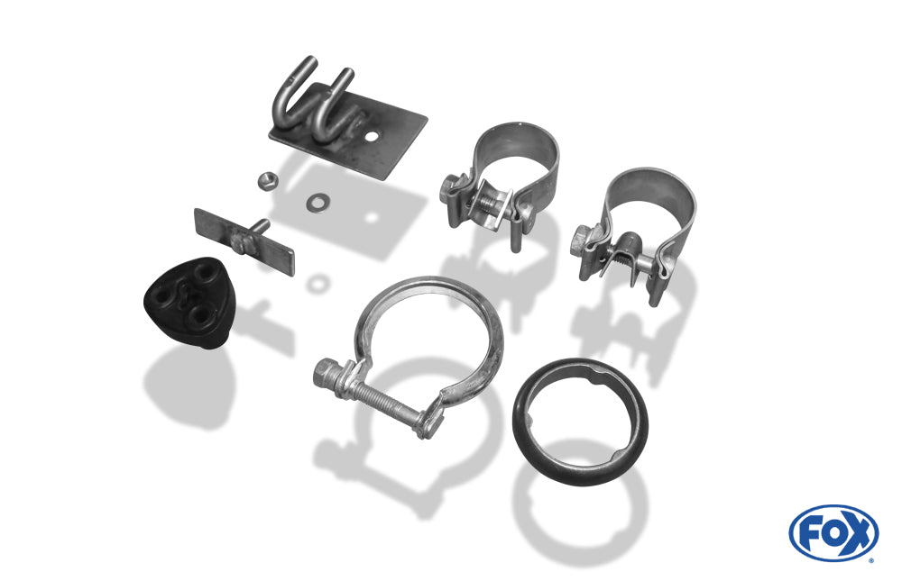 FOX Peugeot 206 S16/ S16 Cabrio Endschalldämpfer Ausgang rechts/links - 1x90 Typ 13 rechts/links