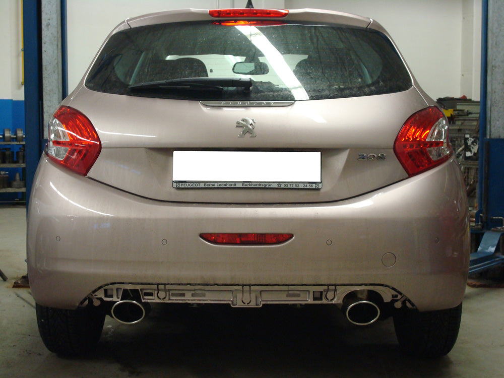 FOX Peugeot 207/ 207 SW/ 208 Endschalldämpfer Ausgang rechts/links - 115x85 Typ 32 rechts/links