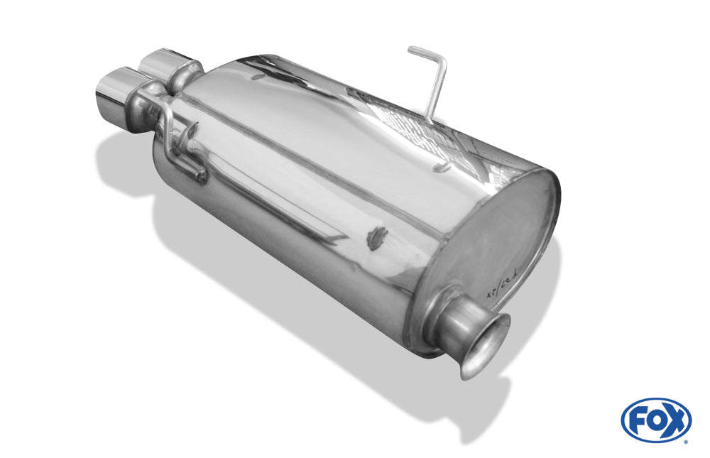 FOX Peugeot 406 Break Endschalldämpfer - 2x88x79 Typ 71