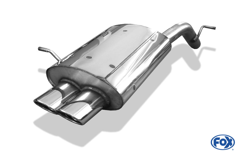 FOX Peugeot 407 - 2,0l 16V Endschalldämpfer - 2x106x71 Typ 33