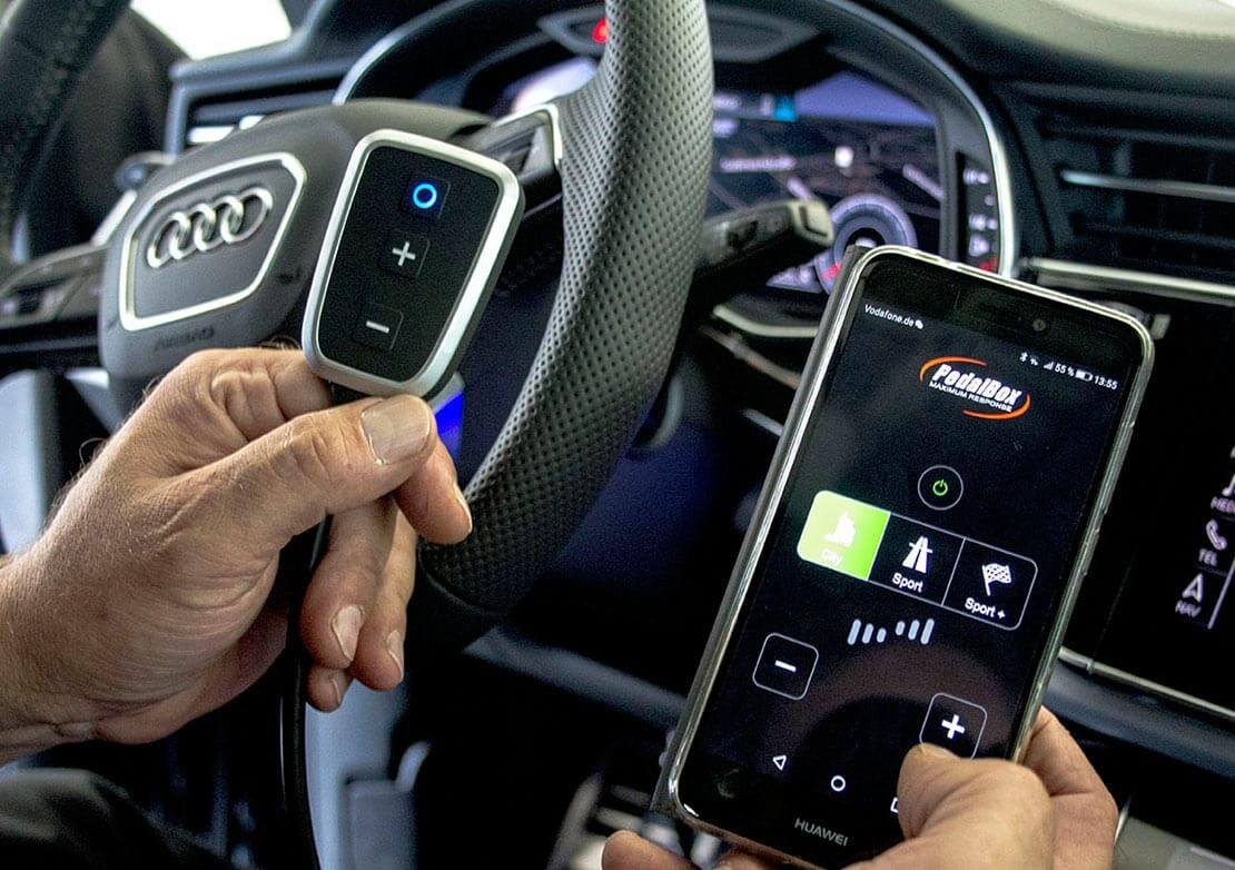 DTE Systems PedalBox + (mit App) für MERCEDES-BENZ GLE Coupe (C167) 2019-... AMG GLE 63 EQ Boost 4-matic+ (167.389), 612PS/450kW, 3982ccm