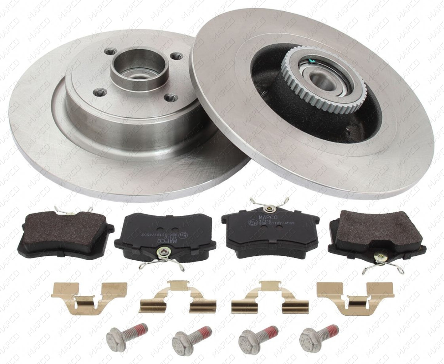 MAPCO Bremsensatz, Scheibenbremse Hinterachse Satz 47172