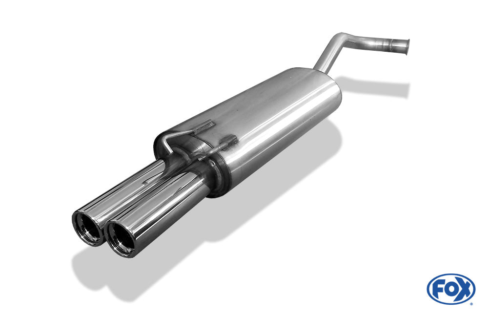 FOX Renault 19 - 5 türer/ Cabrio Endschalldämpfer - 2x76 Typ 13