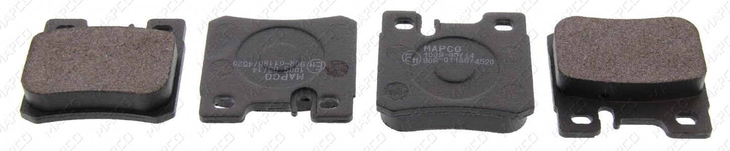 MAPCO Bremsbelagsatz, Scheibenbremse Hinterachse 6706