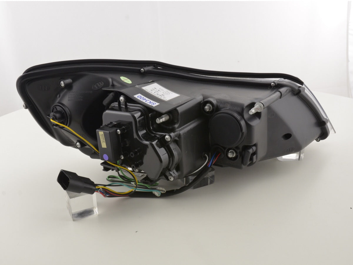 Scheinwerfer Set Daylight LED TFL-Optik Skoda Oktavia ab Bj. 2009 schwarz