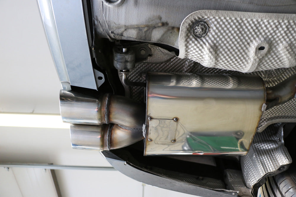 FOX Seat Leon 5F ST - Starre Hinterachse Endschalldämpfer rechts/links - 2x90 Typ 25 rechts/links