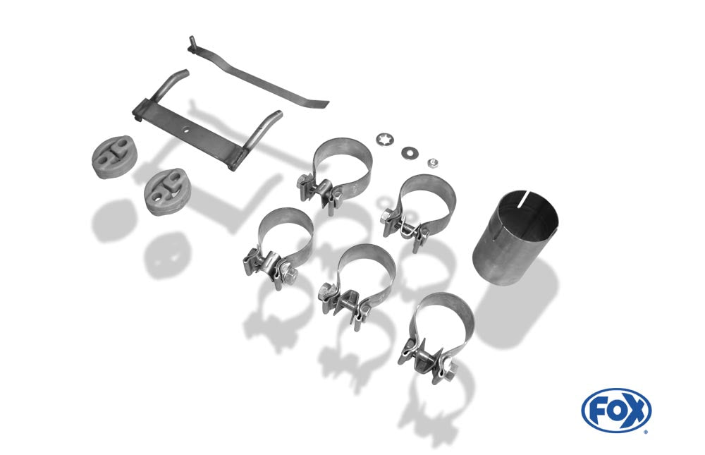 FOX Skoda Octavia Typ 1Z inkl. Facelift Endschalldämpfer rechts/links - 145x65 Typ 59 rechts/links