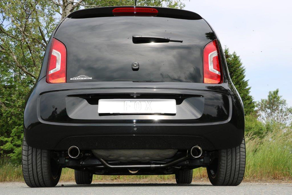 FOX Seat Mii/ Skoda Citigo/ VW UP Endrohrsystem rechts/links passend auf originalen oder FOX-Endschalldämpfer - 1x80 Typ 25 rechts/links