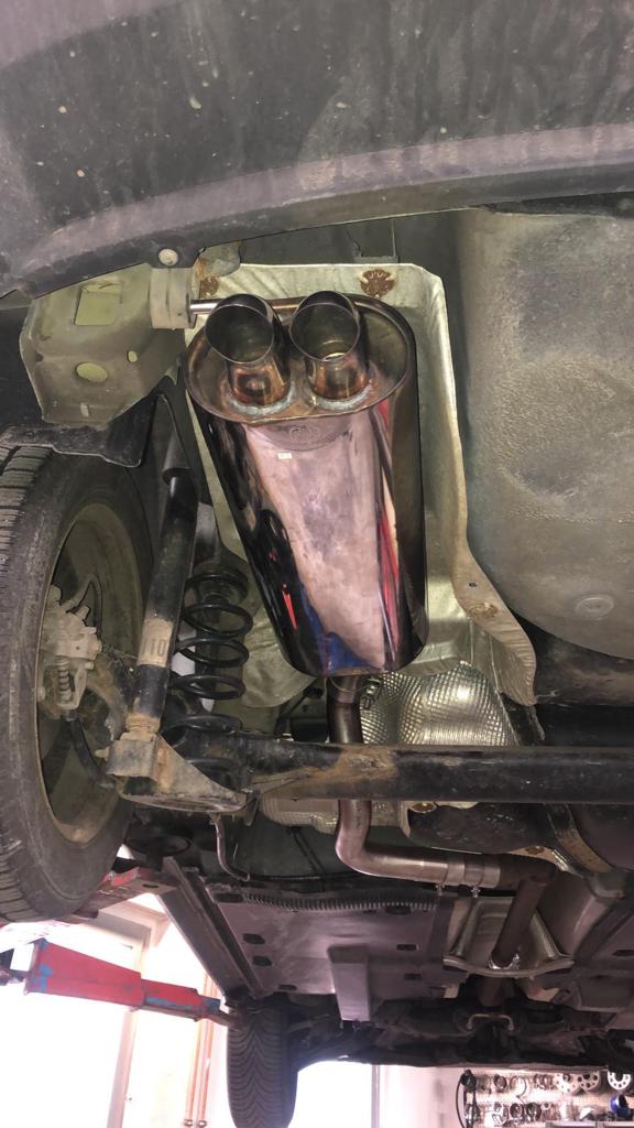 FOX Skoda Rapid Spaceback Endschalldämpfer - 2x55 Typ 26