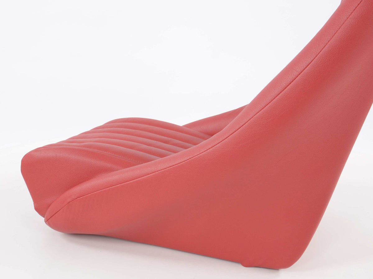 FK Oldtimersitze Auto Vollschalensitze Set Classic 2 Kunstleder rot mit Kopfstütze