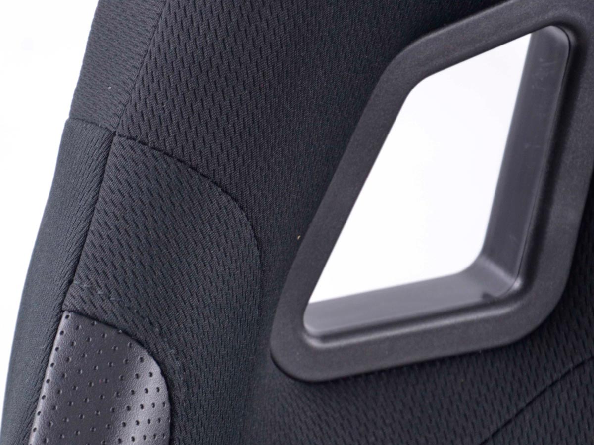 FK Sportsitze Auto Halbschalensitze Set Cyberstar Stoff schwarz mit Sitzheizung u. Massage