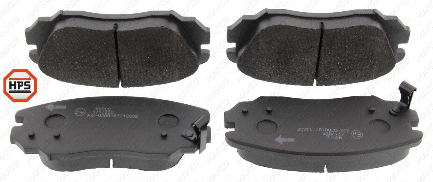 MAPCO Bremsbelagsatz, Scheibenbremse Vorderachse 6858HPS