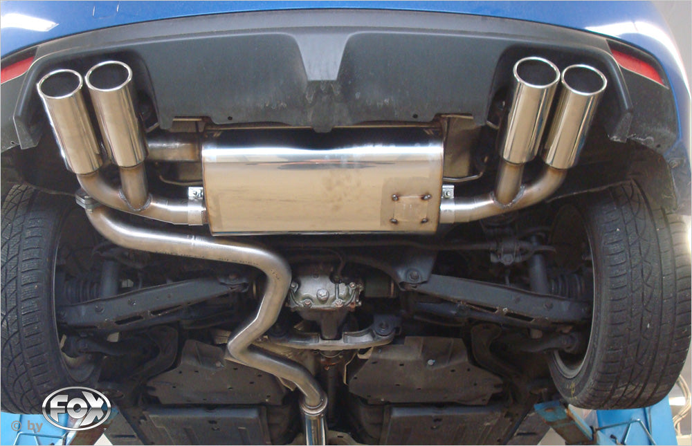 FOX Subaru Impreza GRF 4x4 - WRX Endschalldämpfer quer Ausgang rechts/links - 2x100 Typ 12 rechts/links