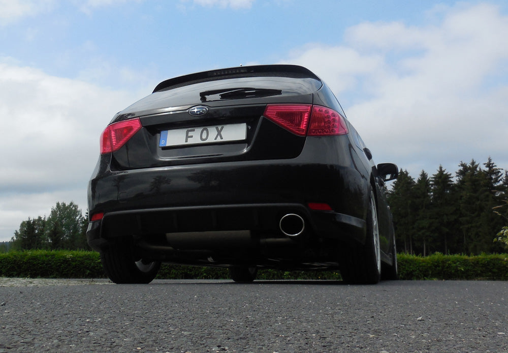 FOX Subaru Impreza GHD Schrägheck Endschalldämpfer quer rechts - 129x106 Typ 32