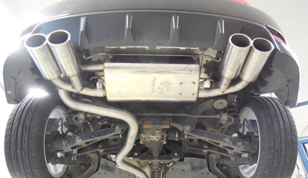 FOX Subaru Impreza GHD Schrägheck Endschalldämpfer quer Ausgang rechts/links - 2x100 Typ 16 rechts/links