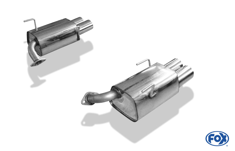 FOX Subaru Impreza GJ 4x4 - WRX Stufenheck Endschalldämpfer rechts/links zweiflutig - 2x90 Typ 12 rechts/links